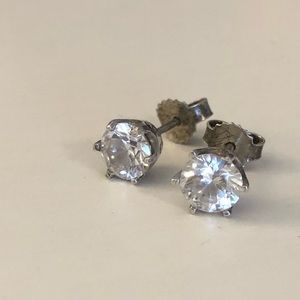 Sterling Silver Swarovski Zirconia Studs